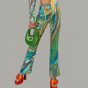 poster grl high rise kickflare pants